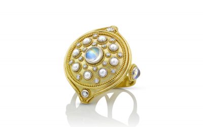 ‘Moonstone Mandala’ Hand Ornament #1